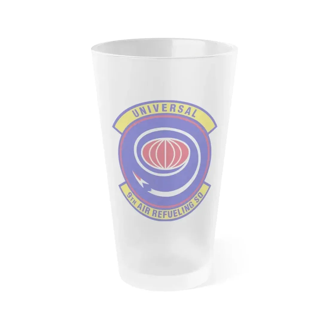 9th Air Refueling Squadron (U.S. Air Force) Frosted Pint Glass 16oz Default Title - Go Mug Yourself