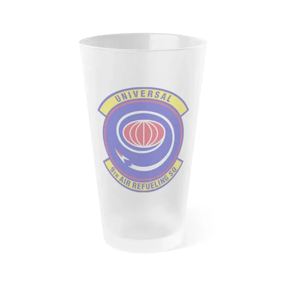 9th Air Refueling Squadron (U.S. Air Force) Frosted Pint Glass 16oz Default Title - Go Mug Yourself