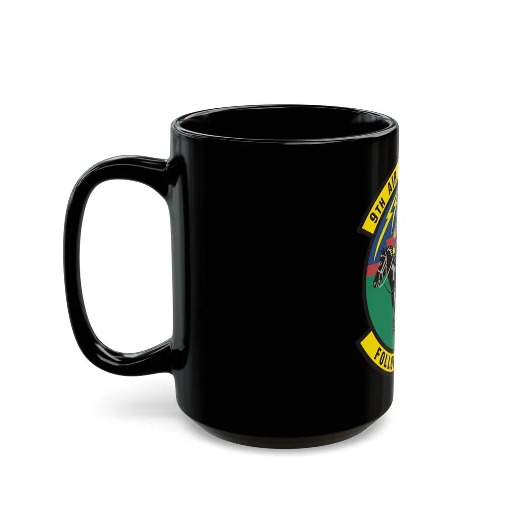 9th Air Support Operations Squadron (U.S. Air Force) Black Coffee Mug-Go Mug Yourself