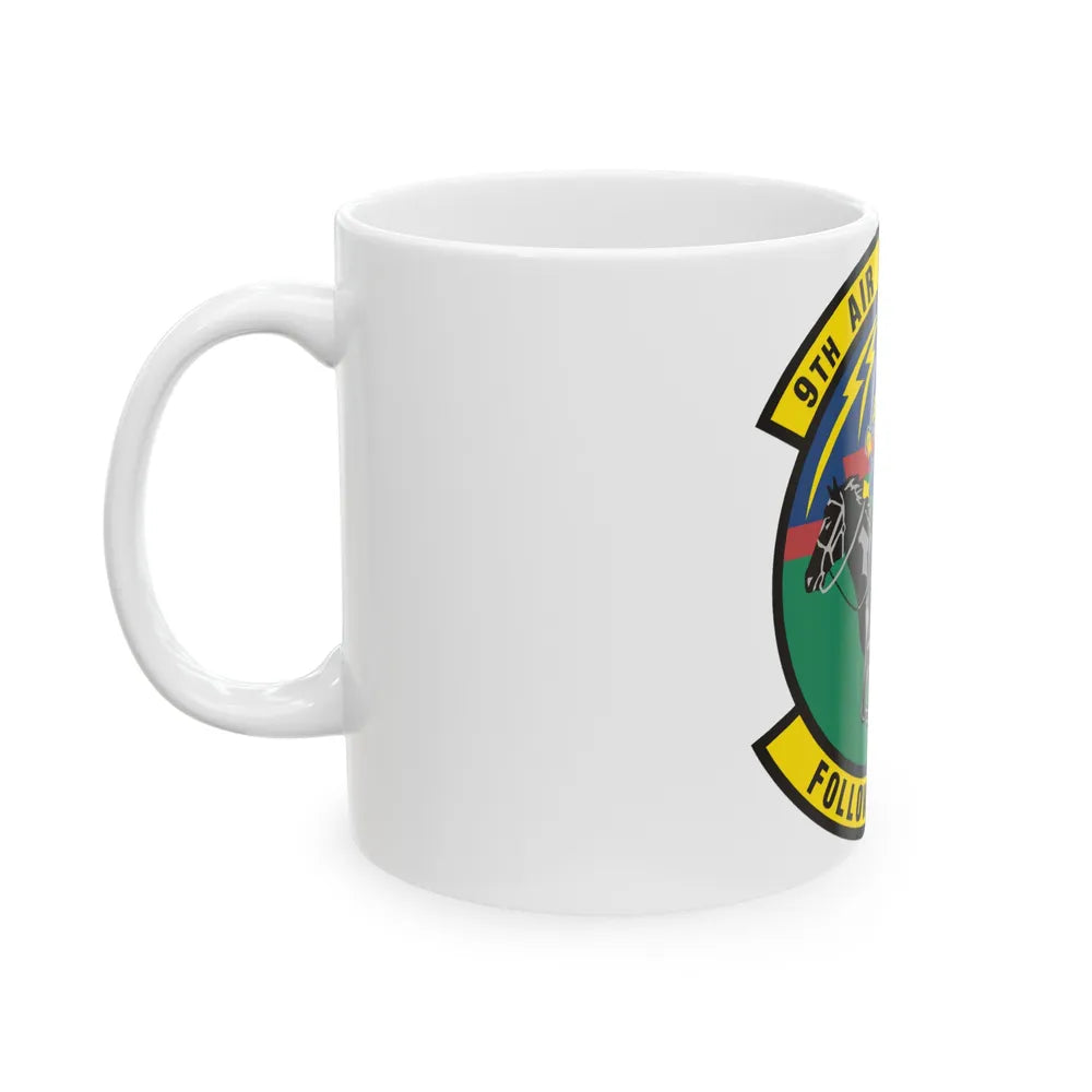 9th Air Support Operations Squadron (U.S. Air Force) White Coffee Mug-Go Mug Yourself