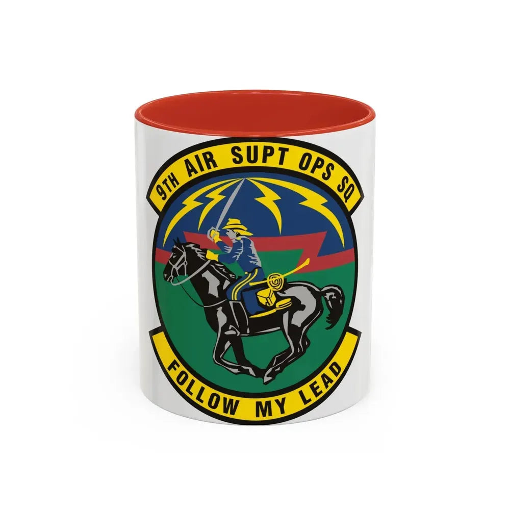 9th Air Support Operations Squadron (U.S. Air Force) Accent Coffee Mug 11oz Red - Go Mug Yourself
