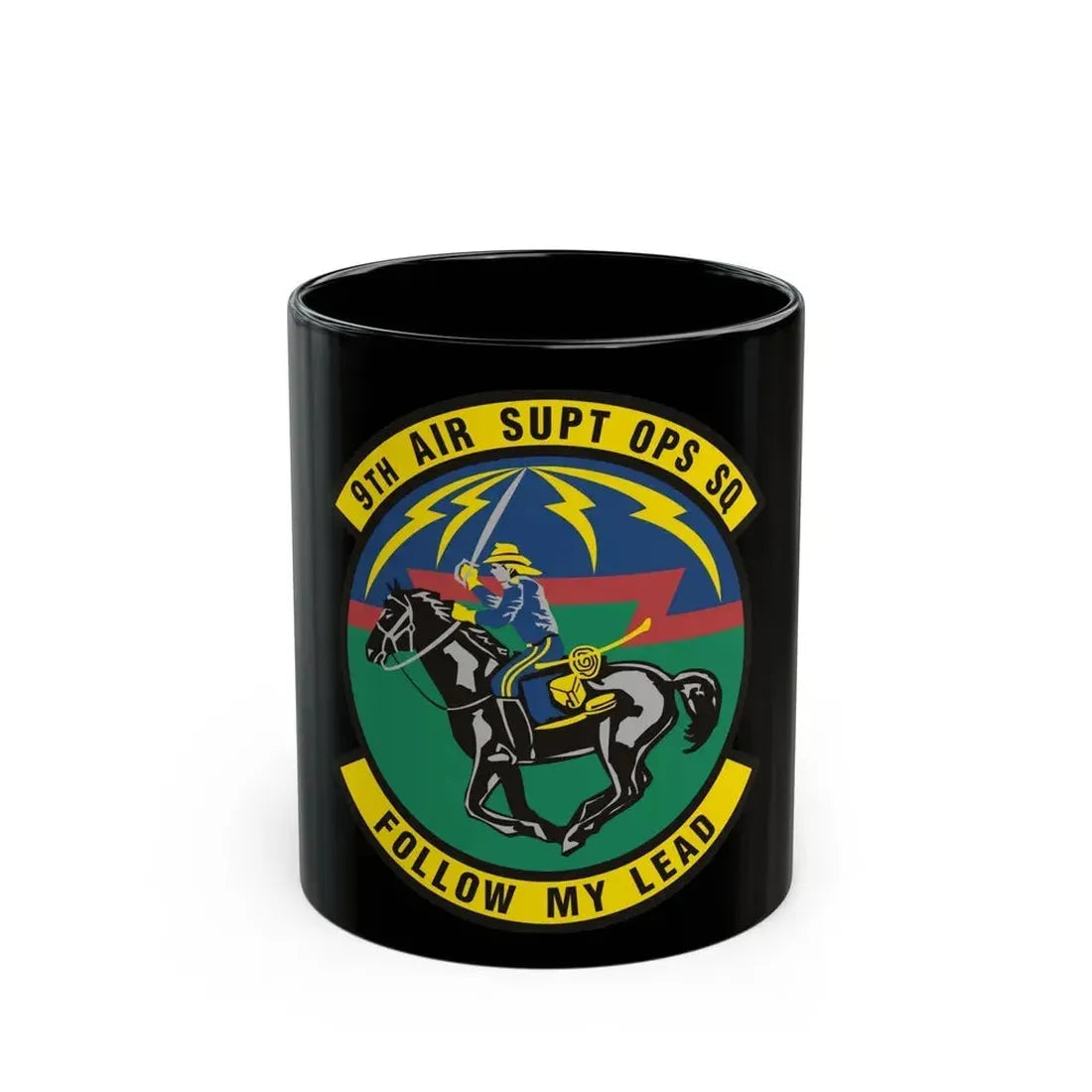 9th Air Support Operations Squadron (U.S. Air Force) Black Coffee Mug 11oz - Go Mug Yourself