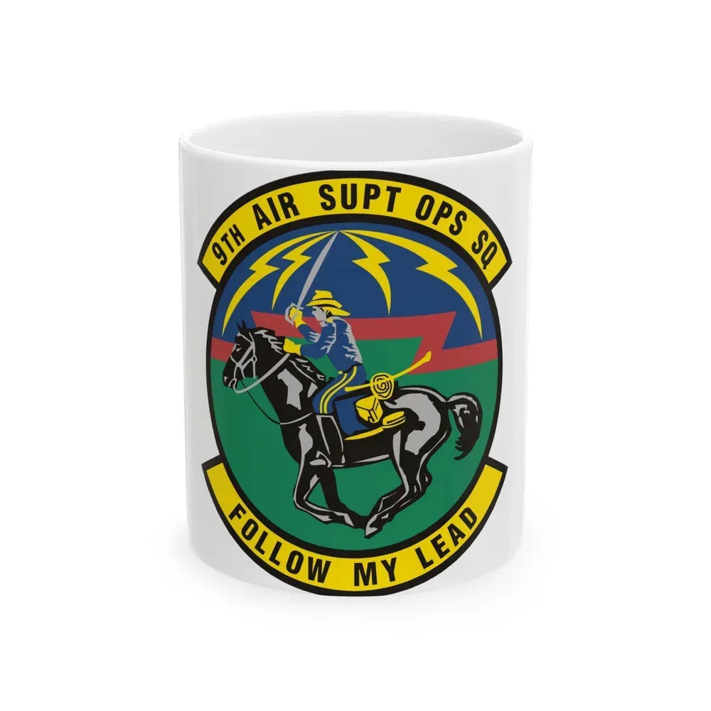 9th Air Support Operations Squadron (U.S. Air Force) White Coffee Mug 11oz - Go Mug Yourself