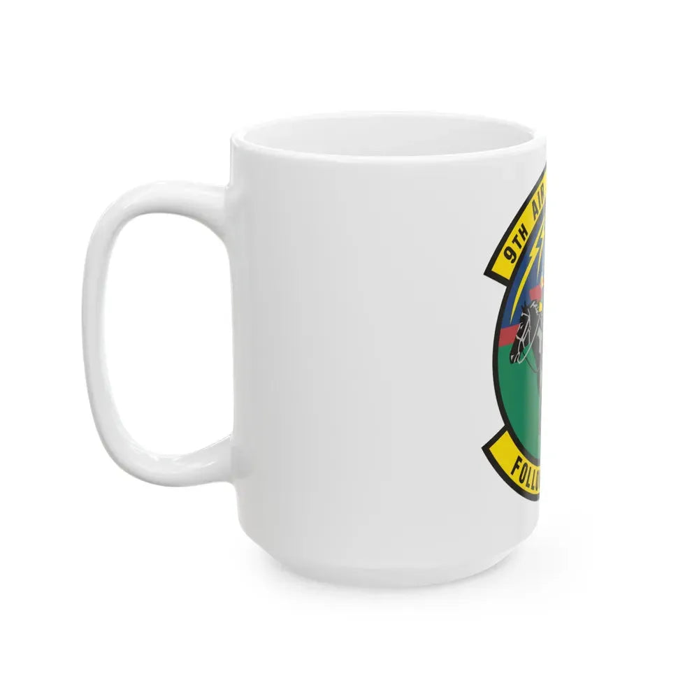 9th Air Support Operations Squadron (U.S. Air Force) White Coffee Mug - Go Mug Yourself