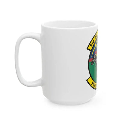 9th Air Support Operations Squadron (U.S. Air Force) White Coffee Mug - Go Mug Yourself