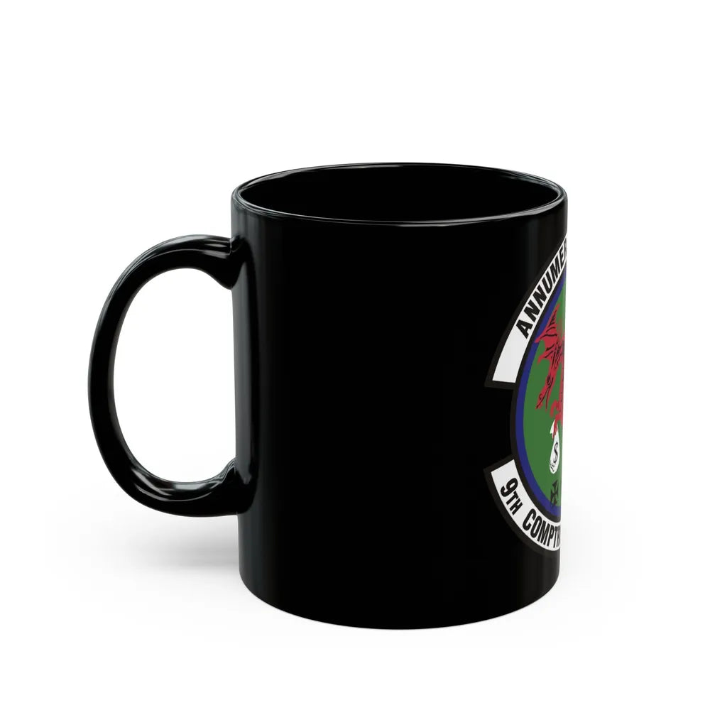 9th Comptroller Squadron (U.S. Air Force) Black Coffee Mug-Go Mug Yourself