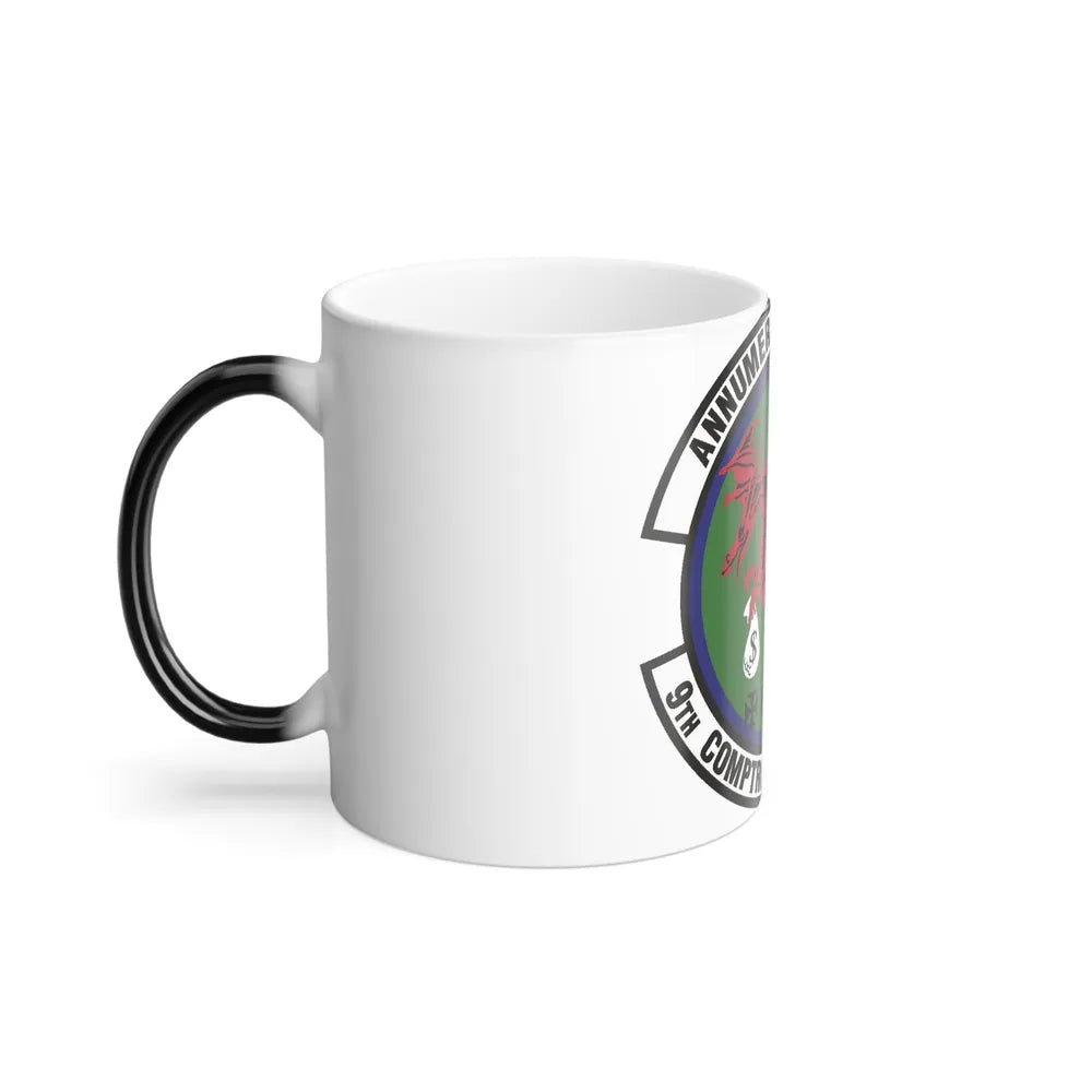 9th Comptroller Squadron (U.S. Air Force) Color Changing Coffee Mug-Go Mug Yourself