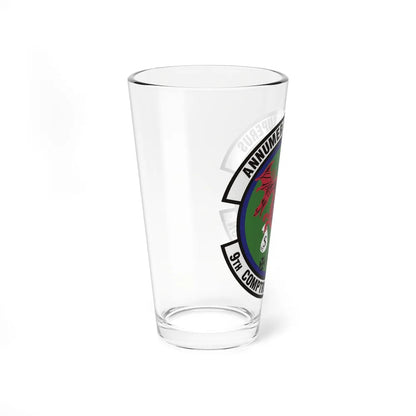 9th Comptroller Squadron (U.S. Air Force) Pint Glass 16oz-Go Mug Yourself