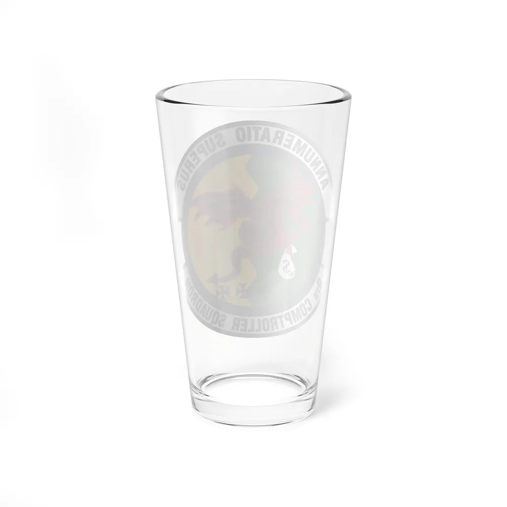 9th Comptroller Squadron (U.S. Air Force) Pint Glass 16oz-Go Mug Yourself