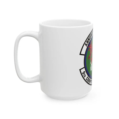 9th Comptroller Squadron (U.S. Air Force) White Coffee Mug-Go Mug Yourself