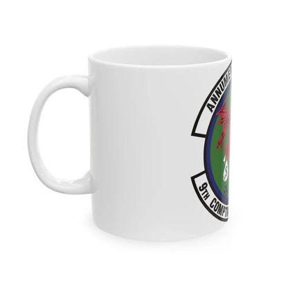 9th Comptroller Squadron (U.S. Air Force) White Coffee Mug-Go Mug Yourself