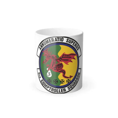 9th Comptroller Squadron (U.S. Air Force) Color Changing Coffee Mug 11oz - Go Mug Yourself