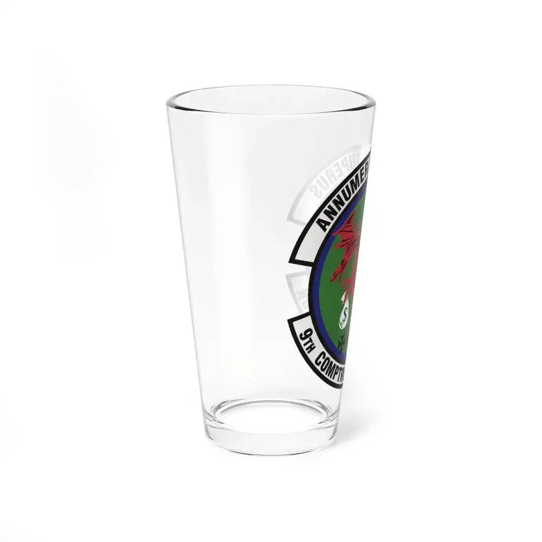 9th Comptroller Squadron (U.S. Air Force) Pint Glass 16oz - Go Mug Yourself