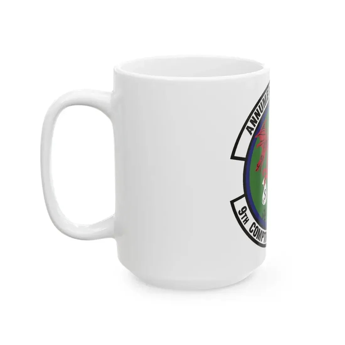 9th Comptroller Squadron (U.S. Air Force) White Coffee Mug - Go Mug Yourself