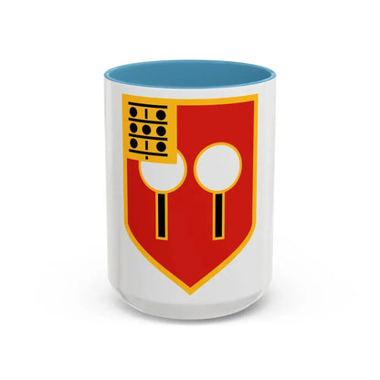 9th Field Artillery Regiment (U.S. Army) Accent Coffee Mug 15oz Light Blue - Go Mug Yourself