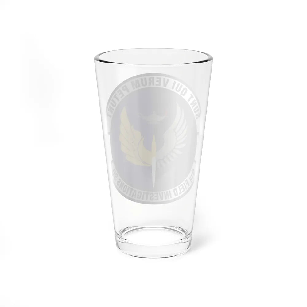 9th Field Investigations Squadron (U.S. Air Force) Pint Glass 16oz-Go Mug Yourself