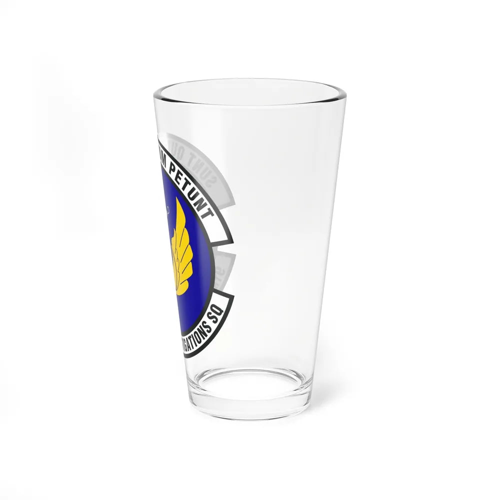 9th Field Investigations Squadron (U.S. Air Force) Pint Glass 16oz-Go Mug Yourself