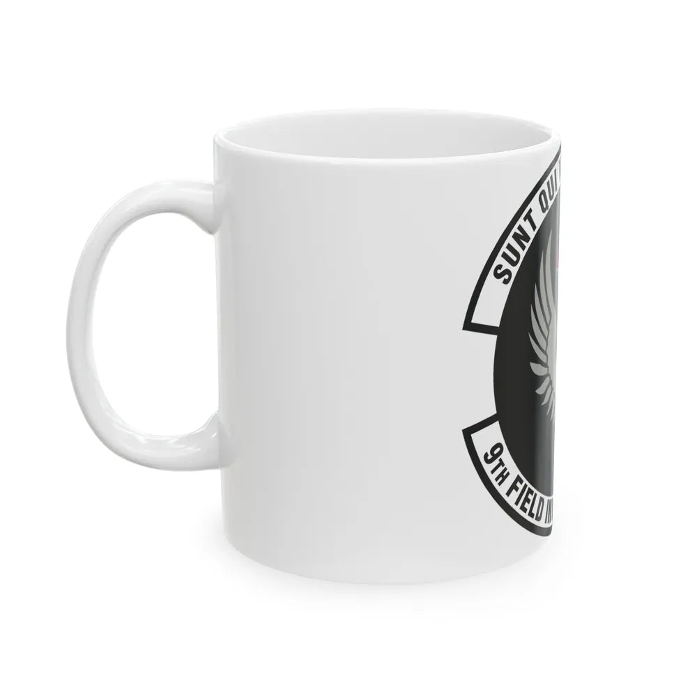 9th Field Investigations Squadron (U.S. Air Force) White Coffee Mug-Go Mug Yourself