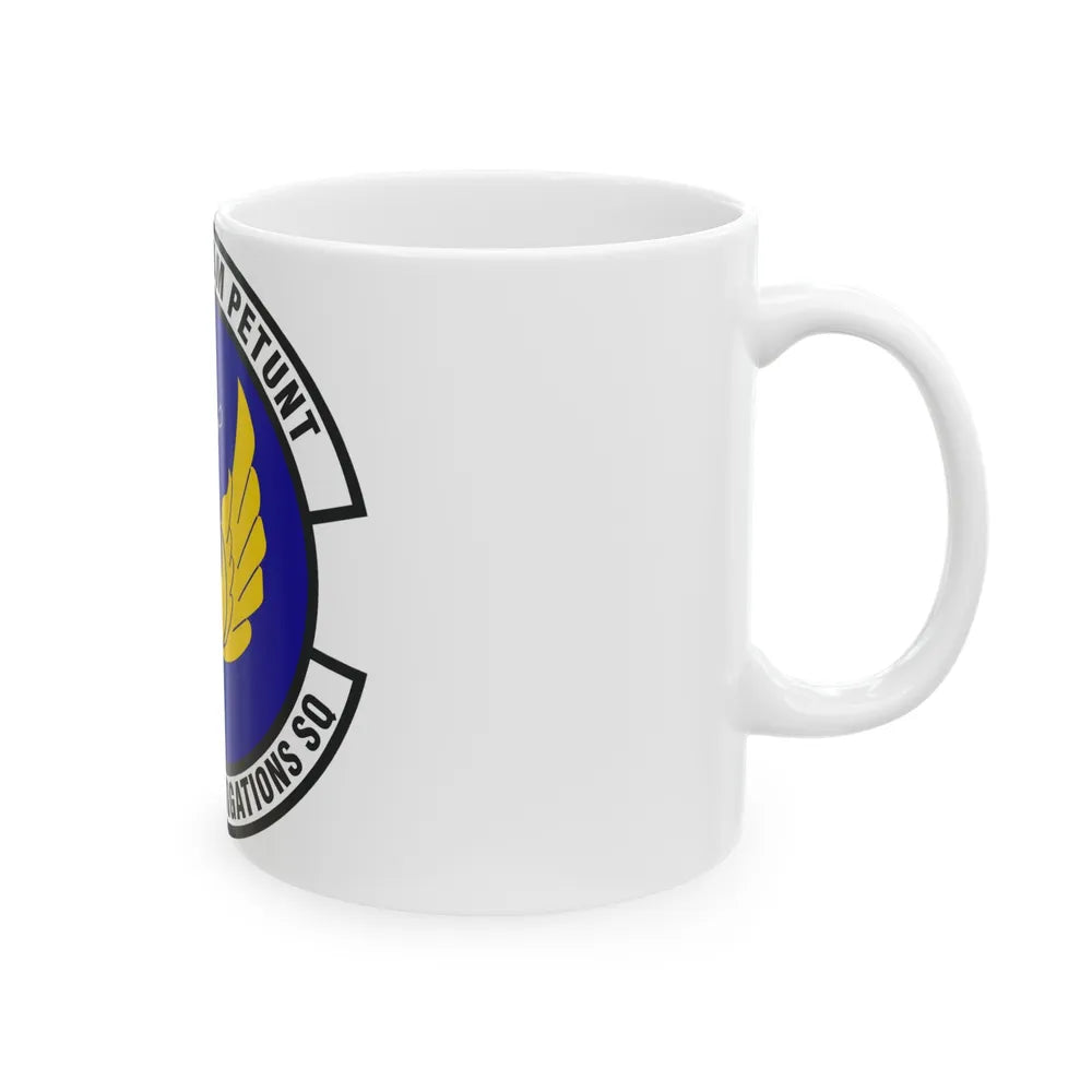 9th Field Investigations Squadron (U.S. Air Force) White Coffee Mug-Go Mug Yourself