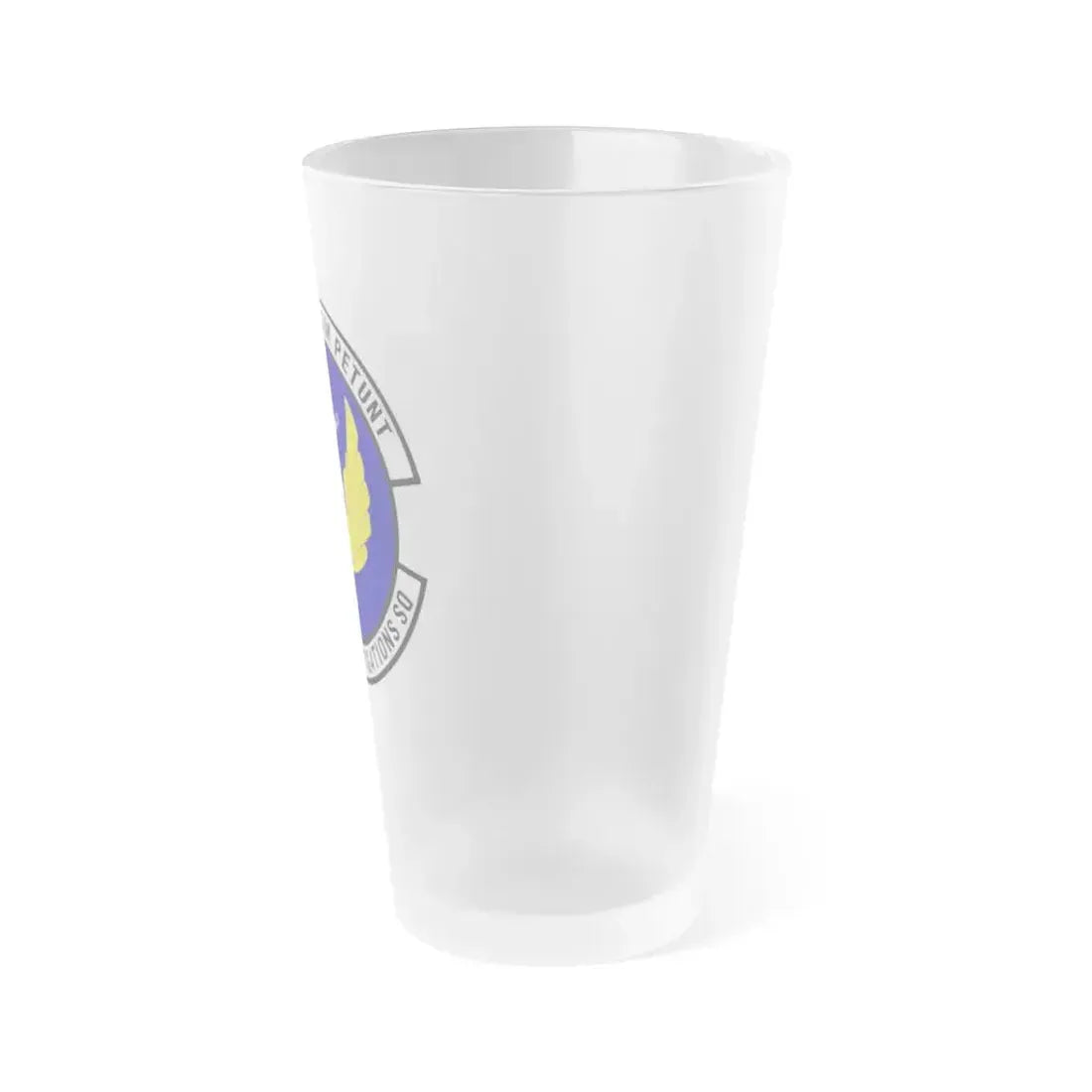 9th Field Investigations Squadron (U.S. Air Force) Frosted Pint Glass 16oz - Go Mug Yourself