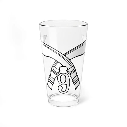 9th Gurkha Rifles Logo (India) (Coat of Arms) Pint Glass 16oz 16oz - Go Mug Yourself