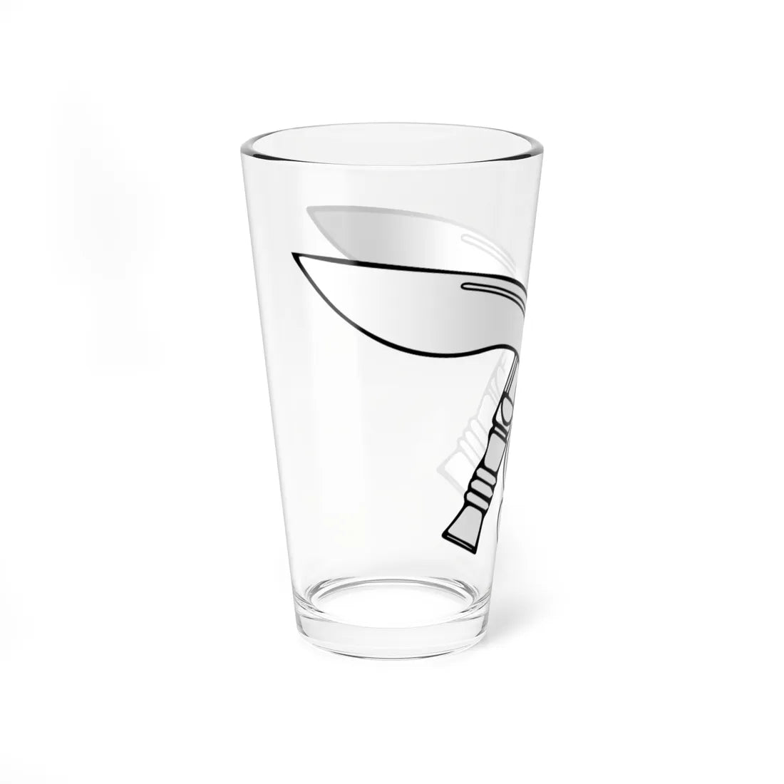 9th Gurkha Rifles Logo (India) (Coat of Arms) Pint Glass 16oz - Go Mug Yourself