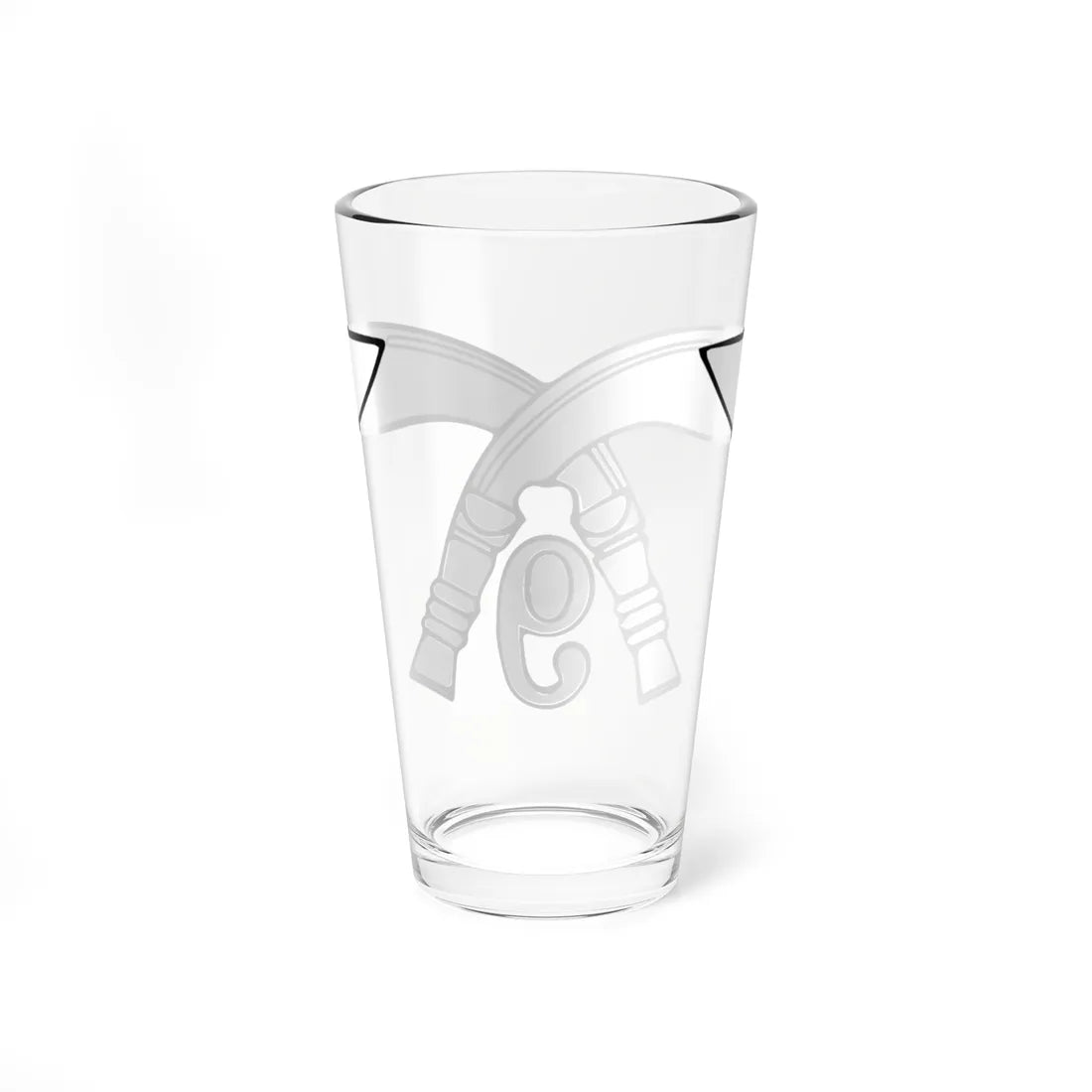 9th Gurkha Rifles Logo (India) (Coat of Arms) Pint Glass 16oz - Go Mug Yourself