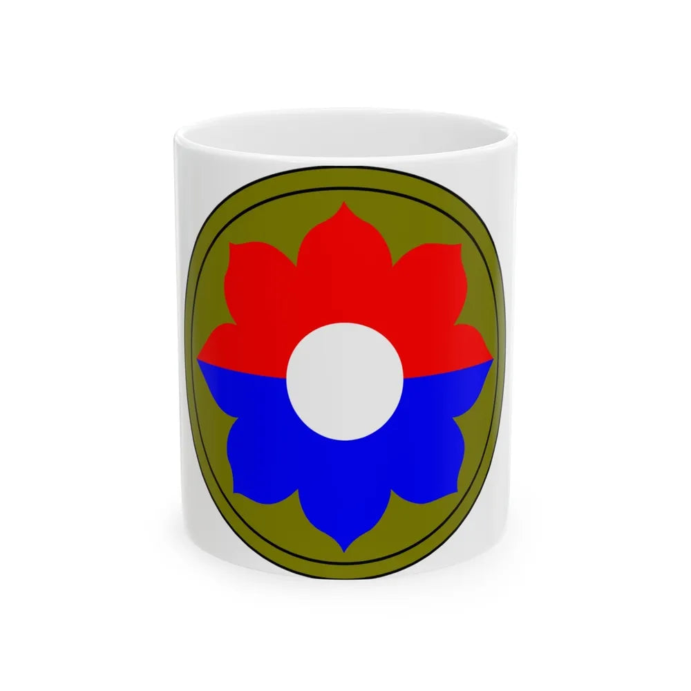 9th Infantry Division patch (U.S. Army) White Coffee Mug-11oz-Go Mug Yourself