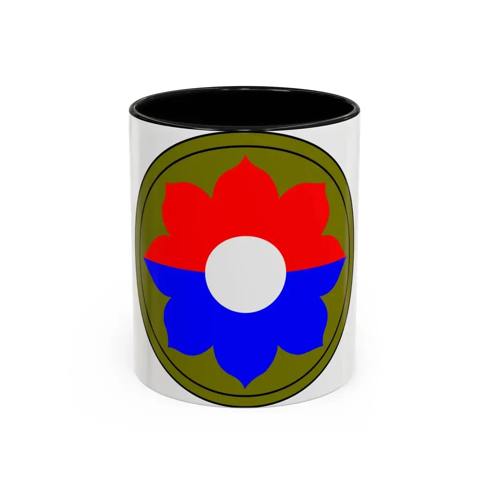 9th Infantry Division patch (U.S. Army) Accent Coffee Mug 11oz Black - Go Mug Yourself
