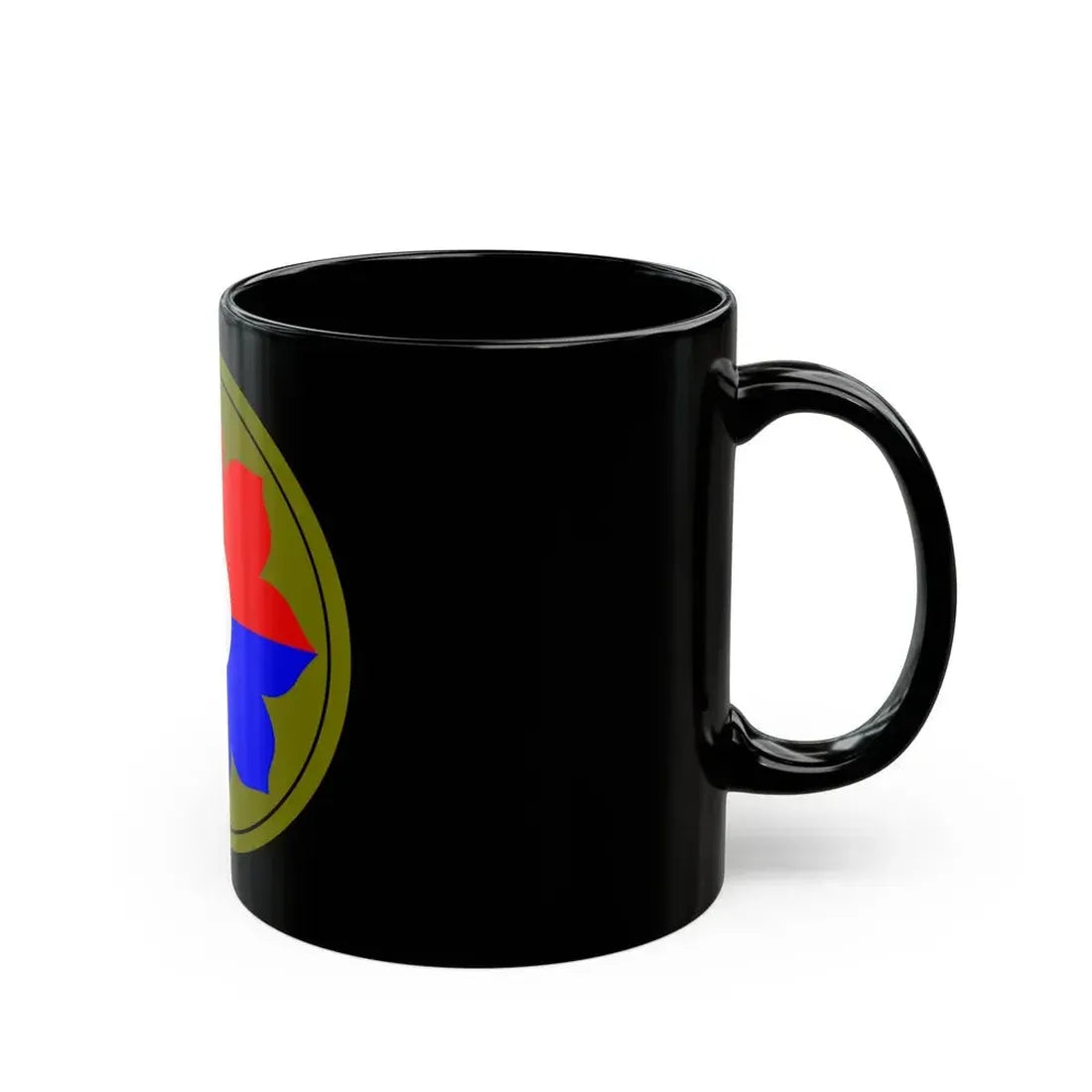 9th Infantry Division patch (U.S. Army) Black Coffee Mug - Go Mug Yourself
