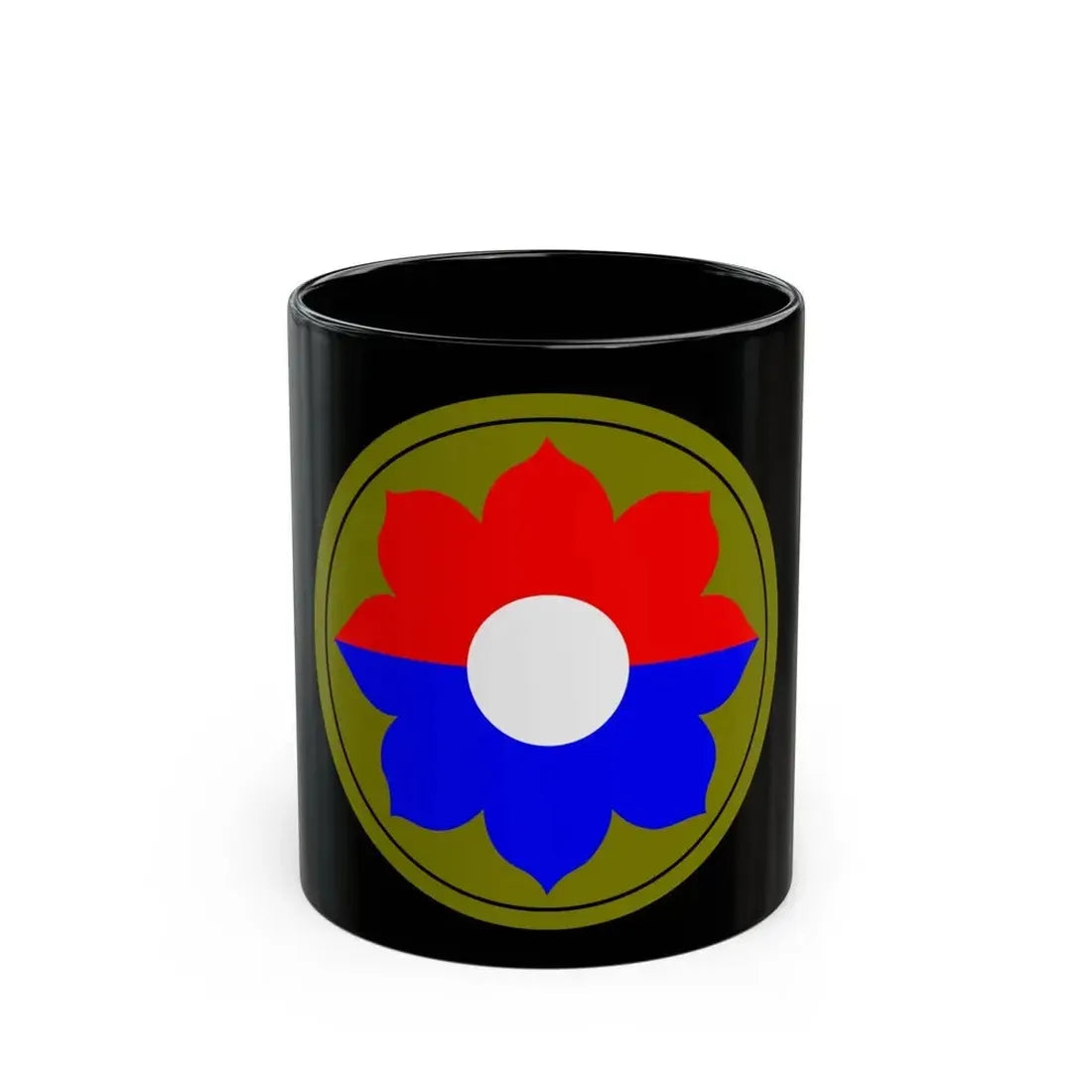 9th Infantry Division patch (U.S. Army) Black Coffee Mug - Go Mug Yourself