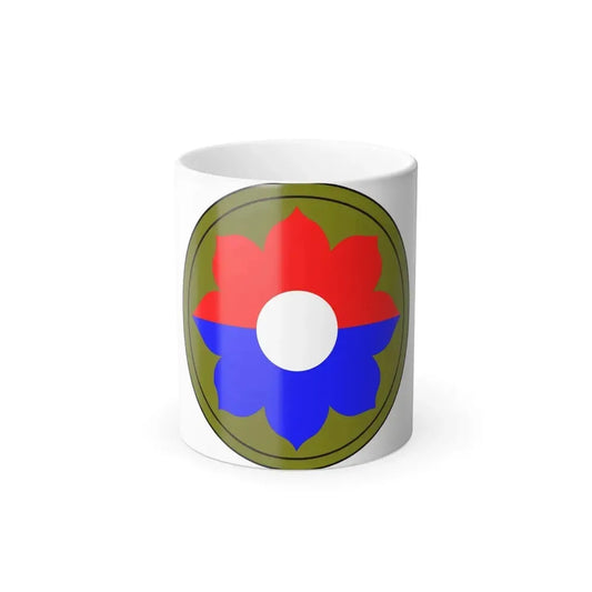 9th Infantry Division patch (U.S. Army) Color Changing Coffee Mug 11oz - Go Mug Yourself