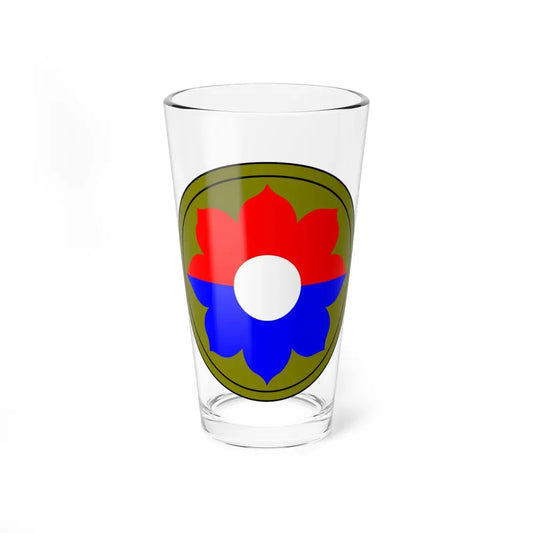 9th Infantry Division patch (U.S. Army) Pint Glass 16oz 16oz - Go Mug Yourself