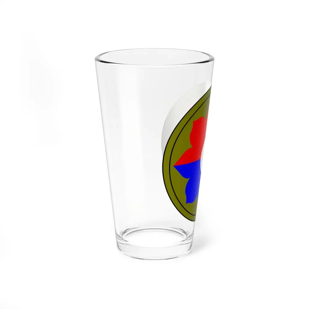 9th Infantry Division patch (U.S. Army) Pint Glass 16oz - Go Mug Yourself
