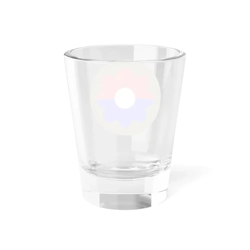 9th Infantry Division patch (U.S. Army) Shot Glass 1.5oz - Go Mug Yourself