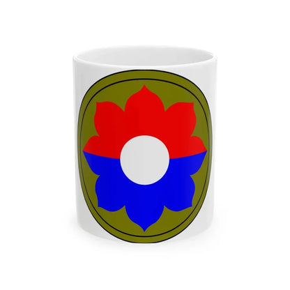 9th Infantry Division patch (U.S. Army) White Coffee Mug 11oz - Go Mug Yourself