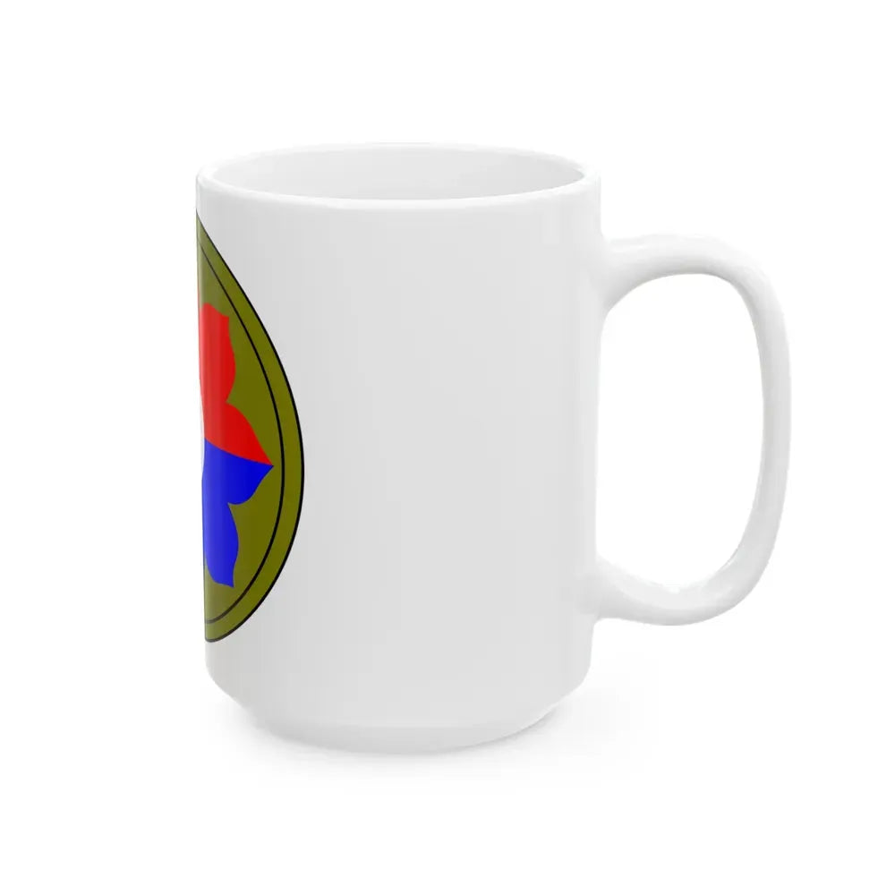 9th Infantry Division patch (U.S. Army) White Coffee Mug - Go Mug Yourself