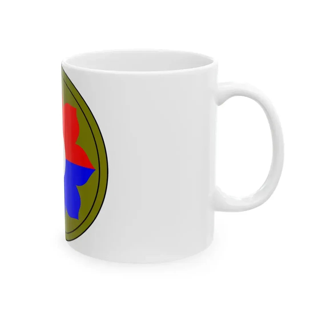 9th Infantry Division patch (U.S. Army) White Coffee Mug - Go Mug Yourself