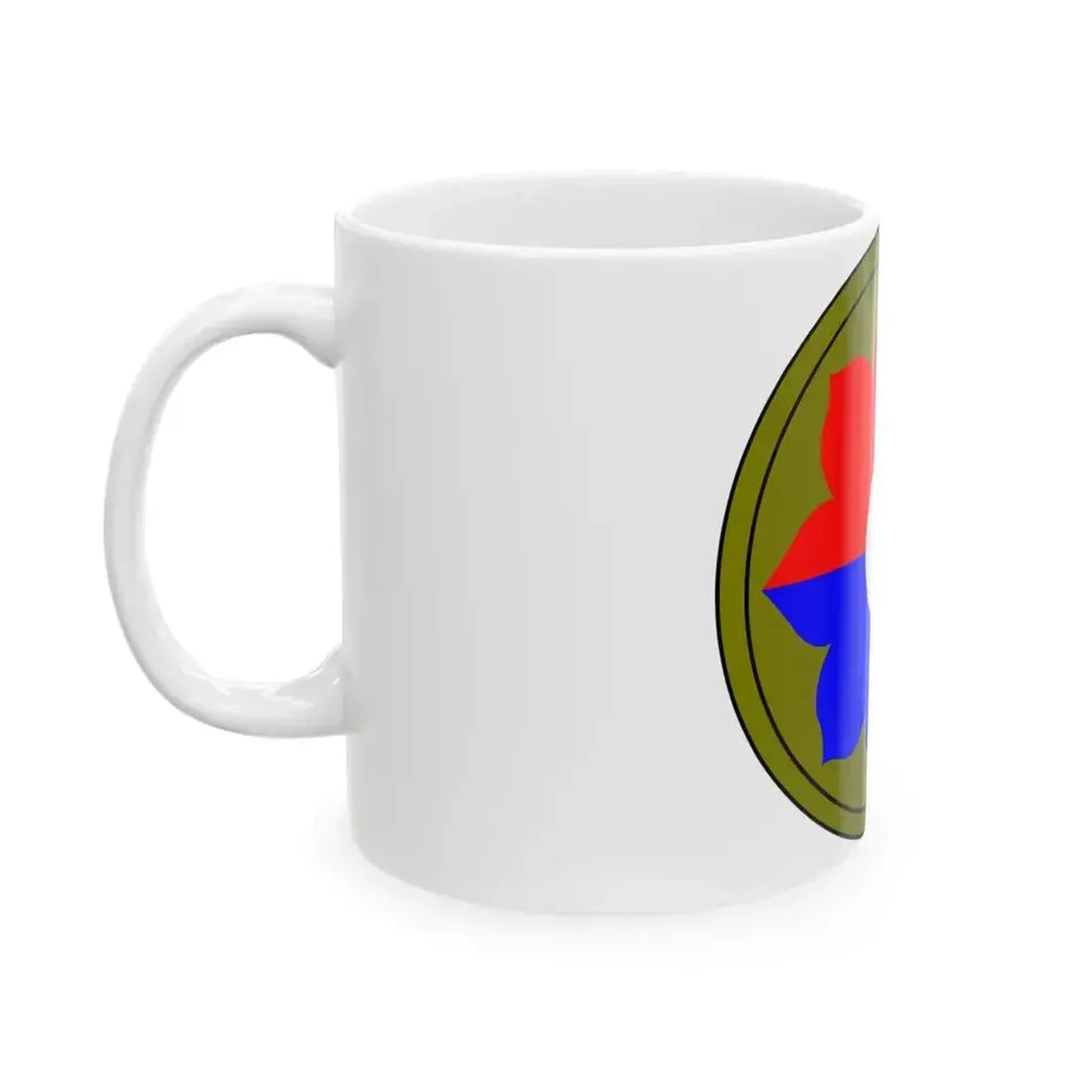 9th Infantry Division patch (U.S. Army) White Coffee Mug - Go Mug Yourself