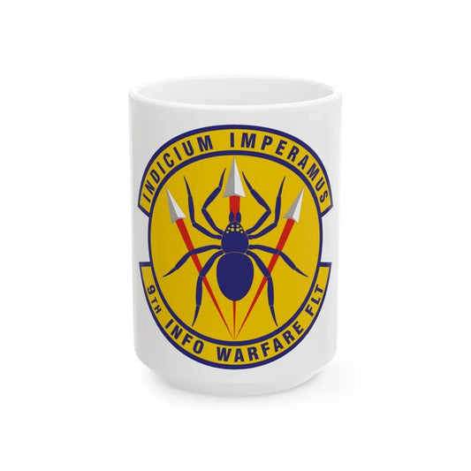 9th Information Warfare Flight (U.S. Air Force) White Coffee Mug-15oz-Go Mug Yourself