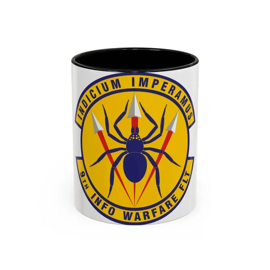 9th Information Warfare Flight (U.S. Air Force) Accent Coffee Mug 11oz Black - Go Mug Yourself