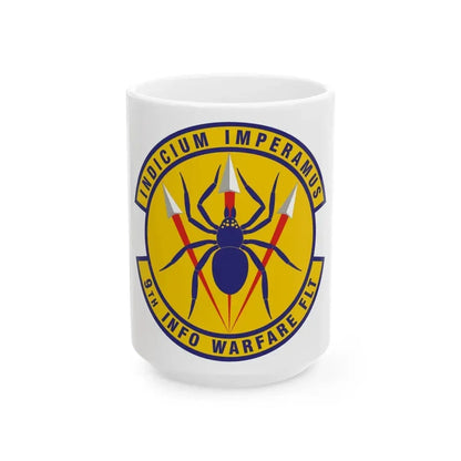 9th Information Warfare Flight (U.S. Air Force) White Coffee Mug 15oz - Go Mug Yourself