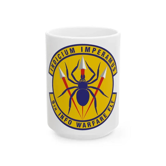 9th Information Warfare Flight (U.S. Air Force) White Coffee Mug 15oz - Go Mug Yourself