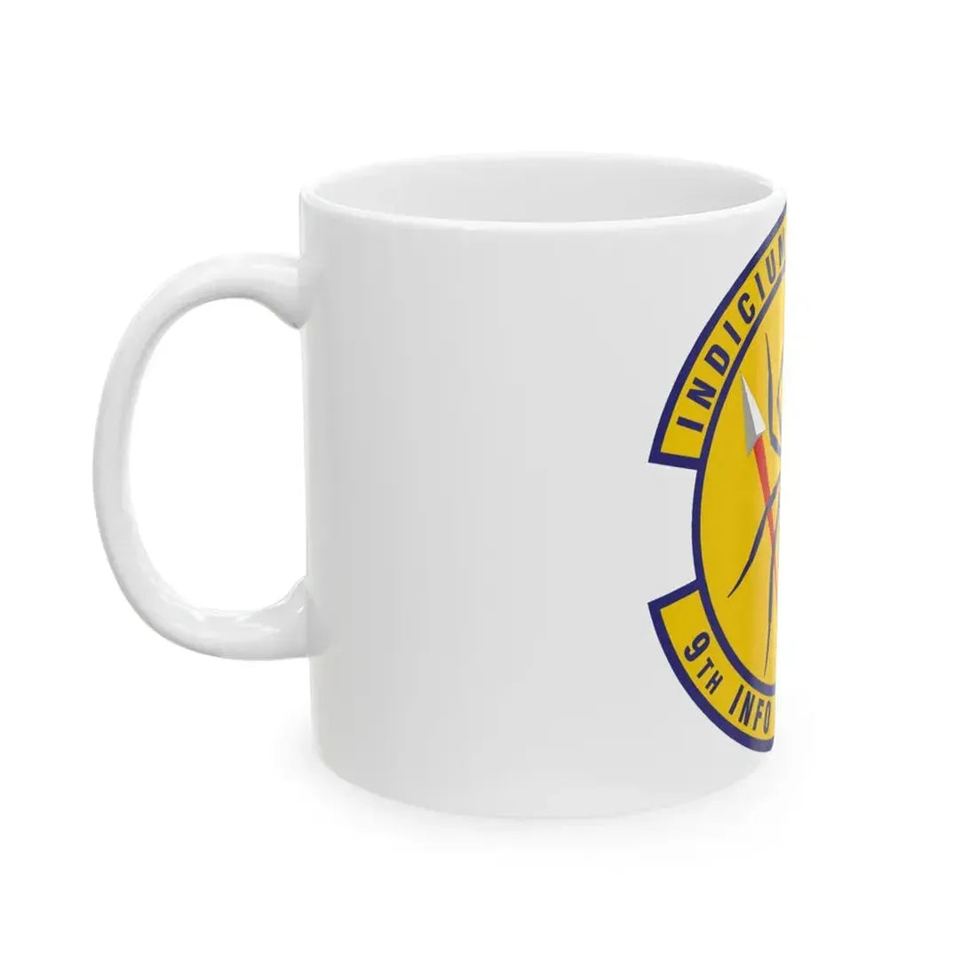 9th Information Warfare Flight (U.S. Air Force) White Coffee Mug - Go Mug Yourself