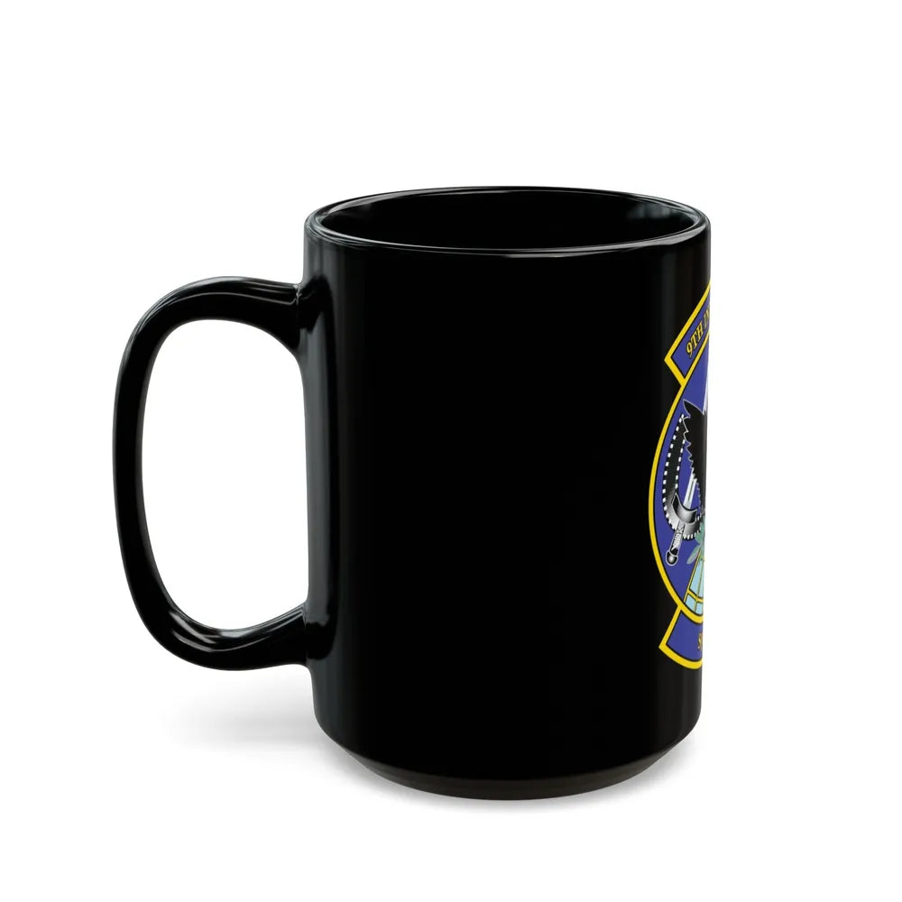 9th Intelligence Sq (U.S. Air Force) Black Coffee Mug-Go Mug Yourself