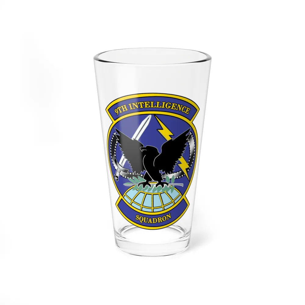 9th Intelligence Sq (U.S. Air Force) Pint Glass 16oz-16oz-Go Mug Yourself