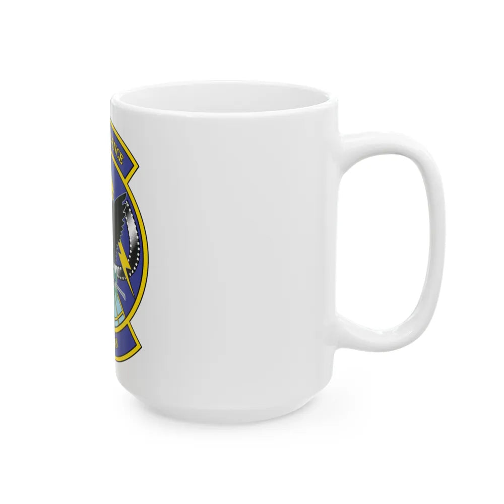 9th Intelligence Sq (U.S. Air Force) White Coffee Mug-Go Mug Yourself