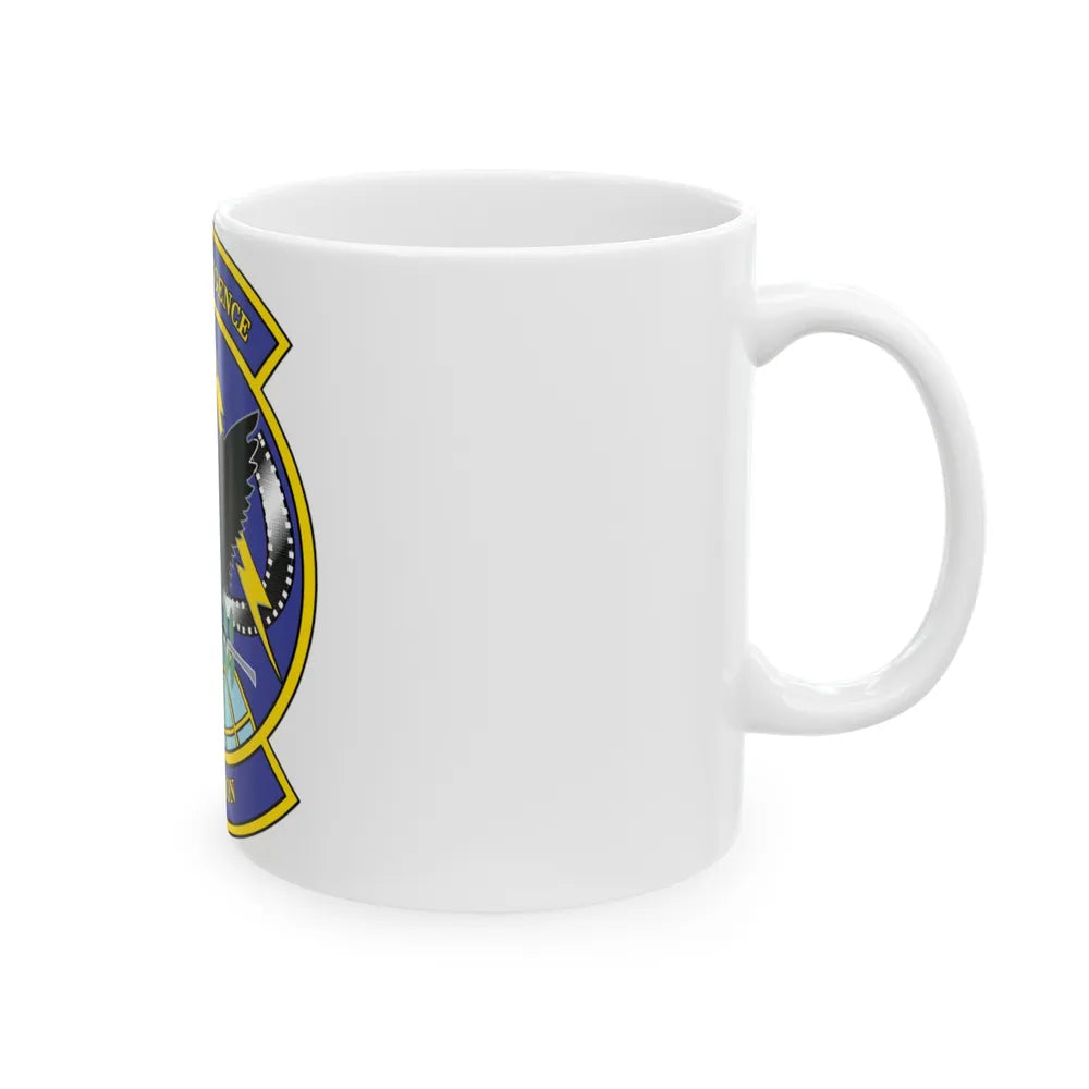 9th Intelligence Sq (U.S. Air Force) White Coffee Mug-Go Mug Yourself