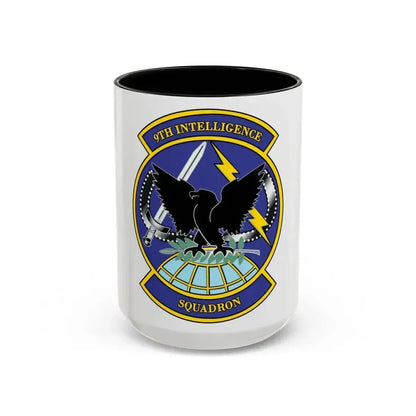 9th Intelligence Sq (U.S. Air Force) Accent Coffee Mug 15oz Black - Go Mug Yourself