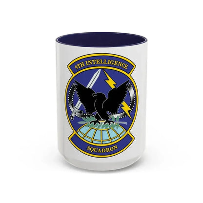 9th Intelligence Sq (U.S. Air Force) Accent Coffee Mug 15oz Navy - Go Mug Yourself
